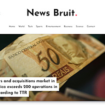 The mergers and acquisitions market in Latin America exceeds 200 operations in August, according to TTR